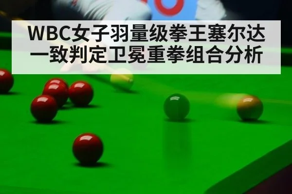 WBC女子羽量级拳王塞尔达一致判定卫冕重拳组合分析